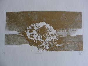 Astrid van Leest - Kleuren ets, Titel, "Chrysant". kopen? Bied vanaf 15!