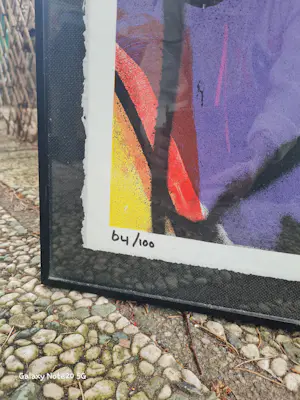 Herman Brood - Koe zeefdruk nr 64 van 100 kopen? Bied vanaf 250!