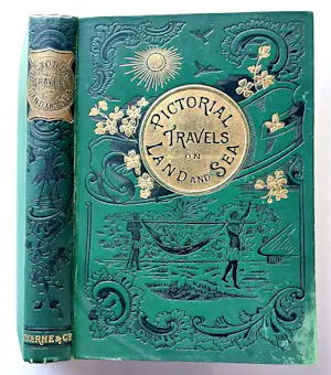 AcheterAntiquarisch Boek - 1890 Pictorial Travels on Land and Sea with Illustrations Frederick Warne & Co? Enchérissez de 20!
