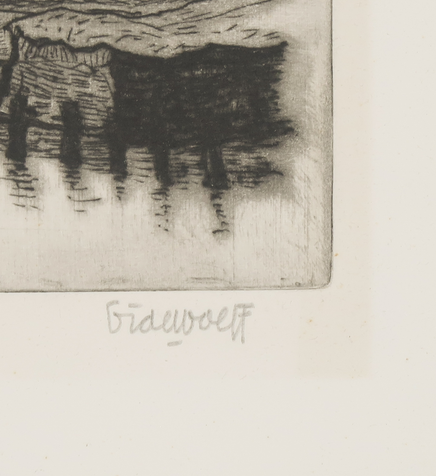 Cor de Wolff - Ets, Stadje aan het water kopen? Bied vanaf 1!