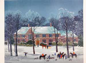 Michel Delacroix - La Chasse d'Hiver verkocht voor € 40!