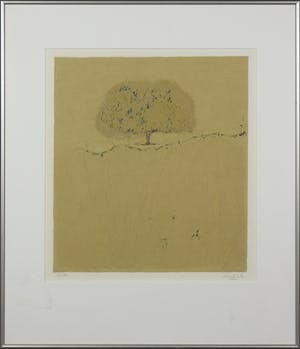 Carlo Mattioli - Zeefdruk/Reliëfdruk, Landschap - Ingelijst kopen? Bied vanaf 40!