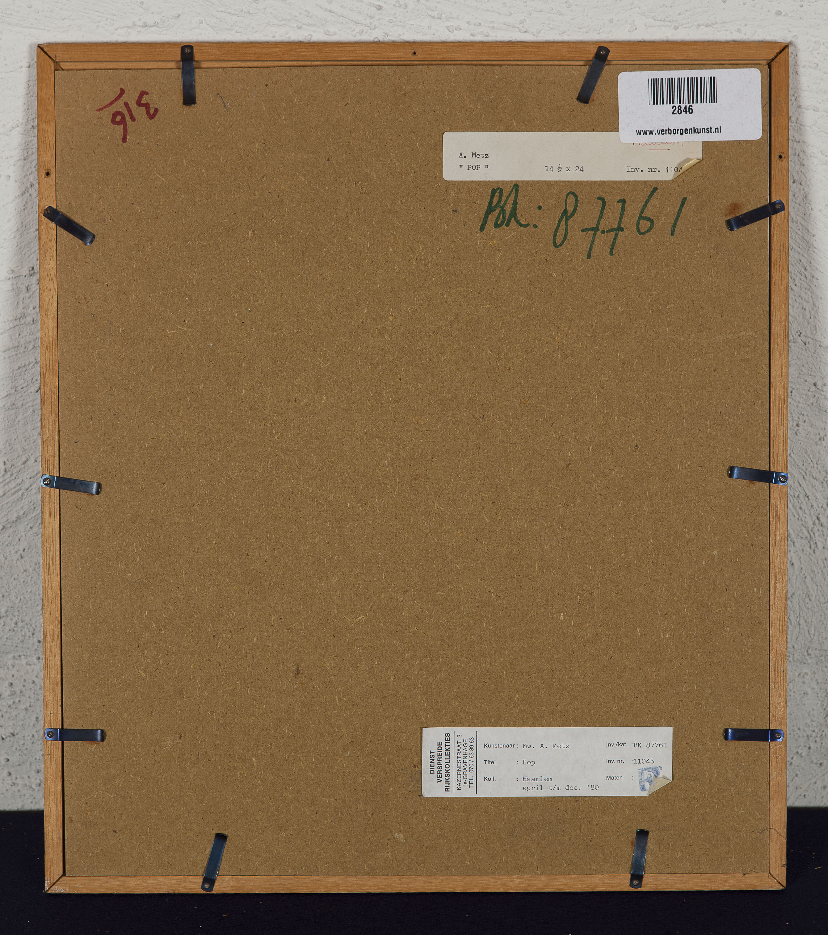 Anna Metz - Pop - Kleurenets op papier - 1979 - ed. 6/15 - gesigneerd kopen? Bied vanaf 10!
