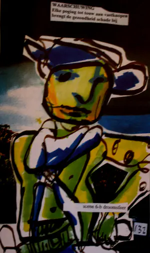 Herman Brood - Zeefdruk met boek: Woedend licht - 2000 kopen? Bied vanaf 150!