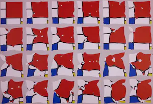 Pol Bury - Jacques Monory, Saul Steinberg & Valerio Adami, Lot van 4 werken uit DLM 250 kopen? Bied vanaf 1!