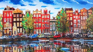 Elena Polyakova - Een gracht in Amsterdam kopen? Bied vanaf 125!