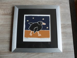 Hans Innemee - Zeefdruk. Titel, "Duck". kopen? Bied vanaf 50!