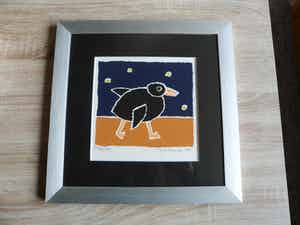 Hans Innemee - Zeefdruk. Titel, "Duck". verkocht voor € 50!