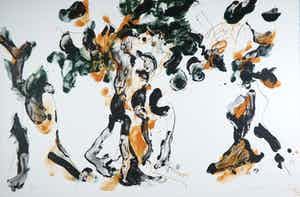 Ger Lataster - Zeefdruk, De drie gratiën verkocht voor € 70!