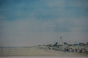 Ciano Siewert - Litho - Oer Hollands Landschap - Katwijk kopen? Bied vanaf 50!