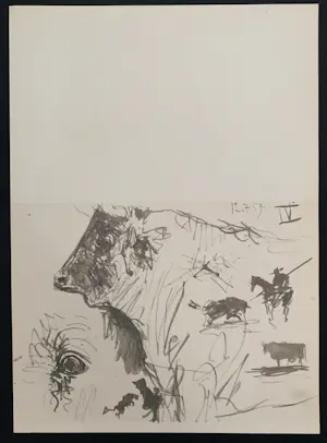 Pablo Picasso - “Toros y Toreros, Bullfighters". kopen? Bied vanaf 40!