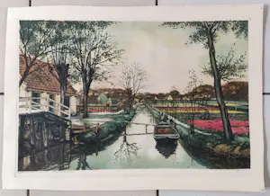 Cornelis Brandenburg - Tulpenvelden, Holland kopen? Bied vanaf 160!
