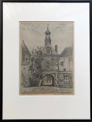 Marius Johannes Janssen - Tiel Waterpoort - Ets kopen? Bied vanaf 20!