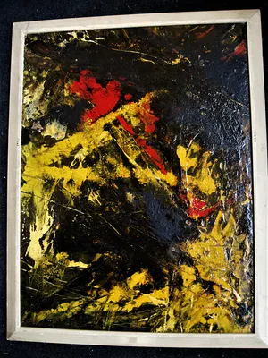 Niet of onleesbaar gesigneerd - GROOT jaren 30 Russisch? expressionistisch Abstract olieverf gesigneerd kopen? Bied vanaf 1!
