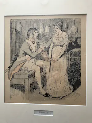 Theophile Alexandre Steinlen - Militair met dame kaufen? Bieten Sie von 30!