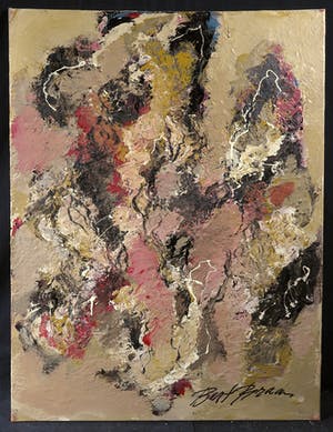 Bert Braam - Acryl op doek, Zonder titel kopen? Bied vanaf 80!