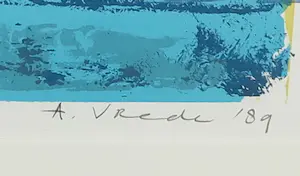 Anton Vrede - Zeefdruk, Bolero - Ingelijst kopen? Bied vanaf 50!