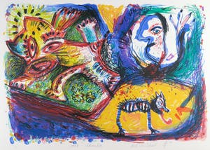 Rik van Iersel - & Albert Niemeyer - Kleurrijke litho kopen? Bied vanaf 1!