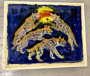 Jan Bezemer - Wolven belagen de zon. vendu pour 50€ !