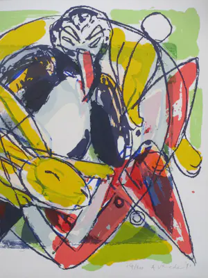 Anton Vrede - Dieren - Zeefdruk kopen? Bied vanaf 50!