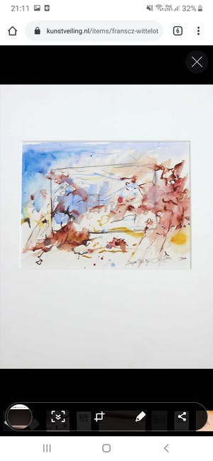 Franscz Witte - Lot van 5 originele werken kopen? Bied vanaf 45!