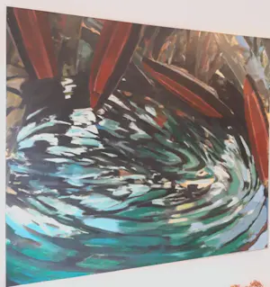 Buy Araun Gordijn - 4 voorwerpen boven water? Bid from 450!