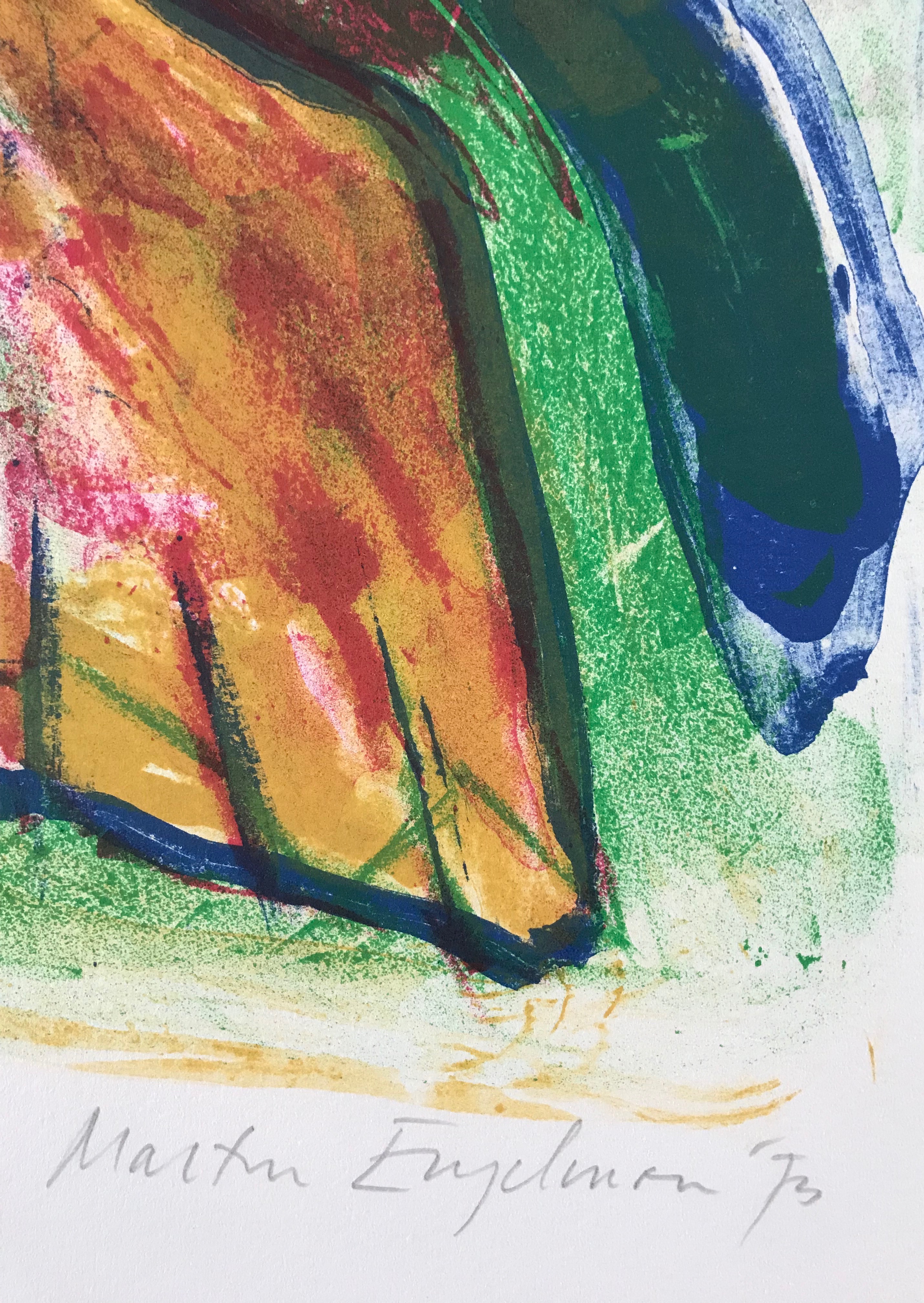 Martin Engelman - Kleurenlitho - Zonder titel - Gesigneerd - 1973 kopen? Bied vanaf 85!
