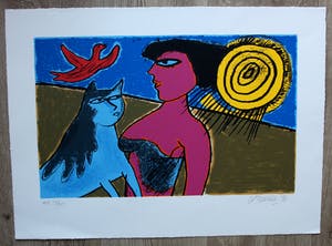 Corneille - Zeefdruk: L'amour au jour le jour - 1996 kopen? Bied vanaf 225!