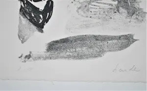 Jeroen Hermkens - Londen - ingelijste litho met gedicht - Epreuve kopen? Bied vanaf 40!