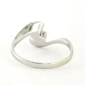 14k witgouden ring met briljant geslepen diamant tot. 0.15ct – F/G - VS/SI kopen? Bied vanaf 240!