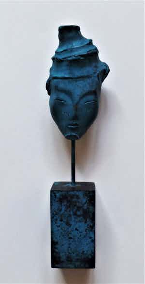 Dana Andreev - Beeld Masker - Brons verkocht voor € 299!