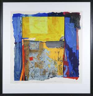 Jos Verwiel - Zeefdruk, Kitrino - Ingelijst verkocht voor € 50!