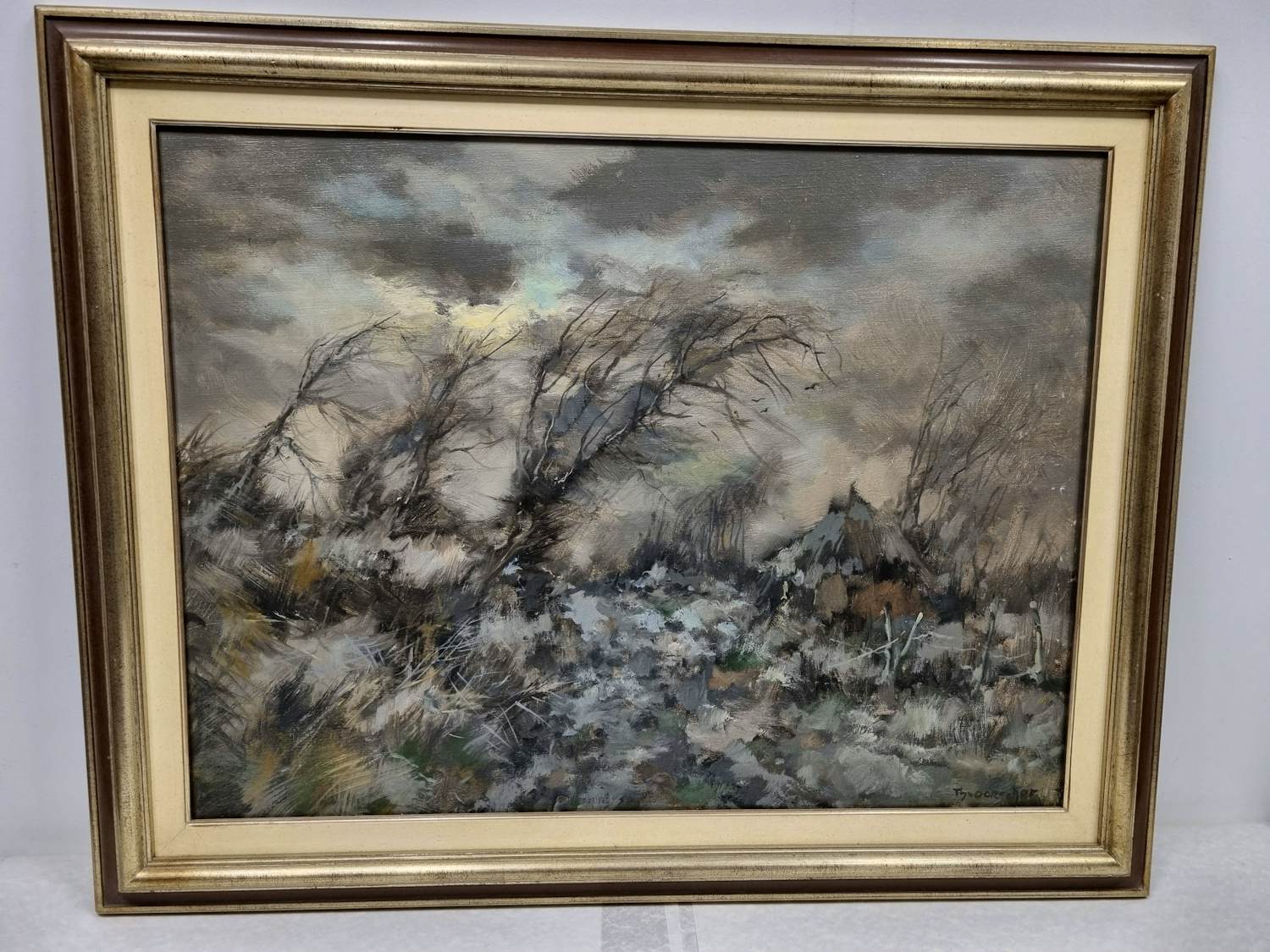 Theodorus van Oorschot - Boerderij in winters landschap kopen? Bied vanaf 65!