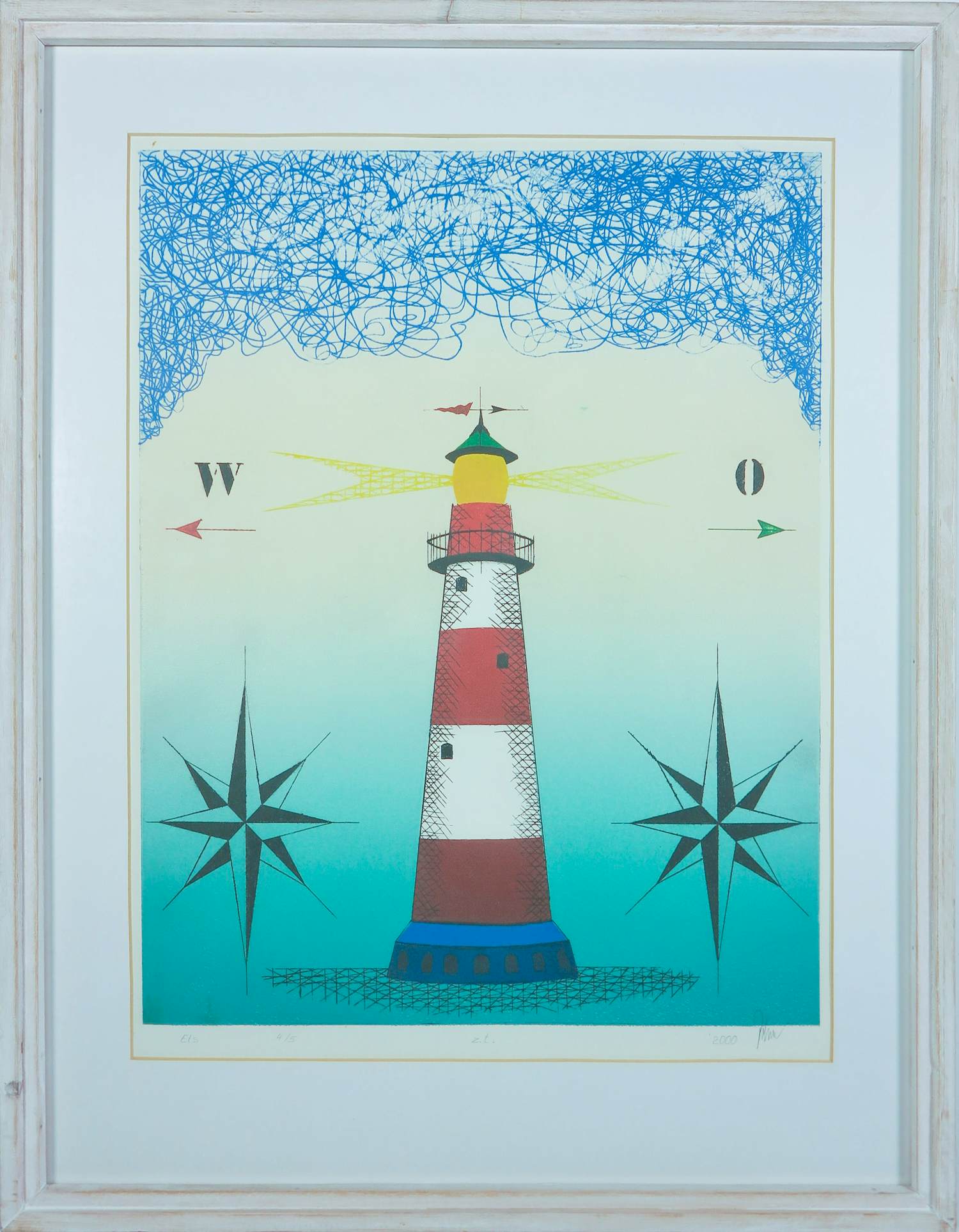 Helmut Böhm - Ets, WO - Ingelijst kopen? Bied vanaf 50!