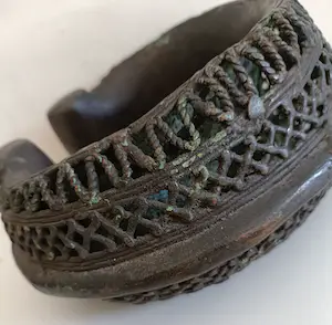 Bamun - Grote armband van Afrikaans brons - geen minimum ! kopen? Bied vanaf 1!