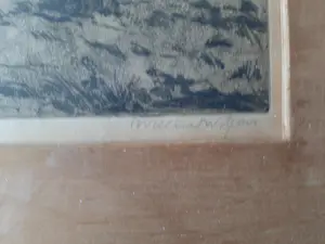 Willem Witsen - Ets "afgemeerde bootjes bij Hattem" potlood gesigneerd - orig. lijst kopen? Bied vanaf 50!