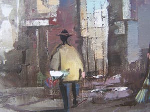 Harry Koolen - Frans Stadsgezicht kopen? Bied vanaf 60!