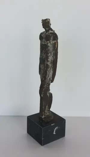 Andre Vranken - Bronzen beeld, Staand figuur / Messina + boek! kopen? Bied vanaf 100!