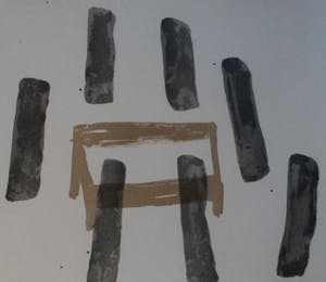Klaas Gubbels - Litho: het graf(mooie houten lijst!) kopen? Bied vanaf 225!