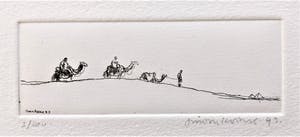 Simon Koene - Kameelruiters uitkijkend vanaf hoogte kopen? Bied vanaf 15!