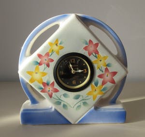 Curiosa - Faience Wasmuel - Art Deco mantelklokje kopen? Bied vanaf 1!