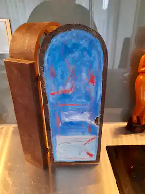 Raffaele Rossi - Ijzer sculptuur, beschilderd, Raffaele Rossi 1995, 4/40 verkauft für € 125!