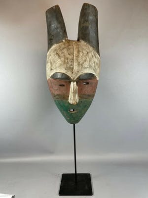 Igbo - 220334 African mask from the Igbo - Nigeria. kopen? Bied vanaf 45!