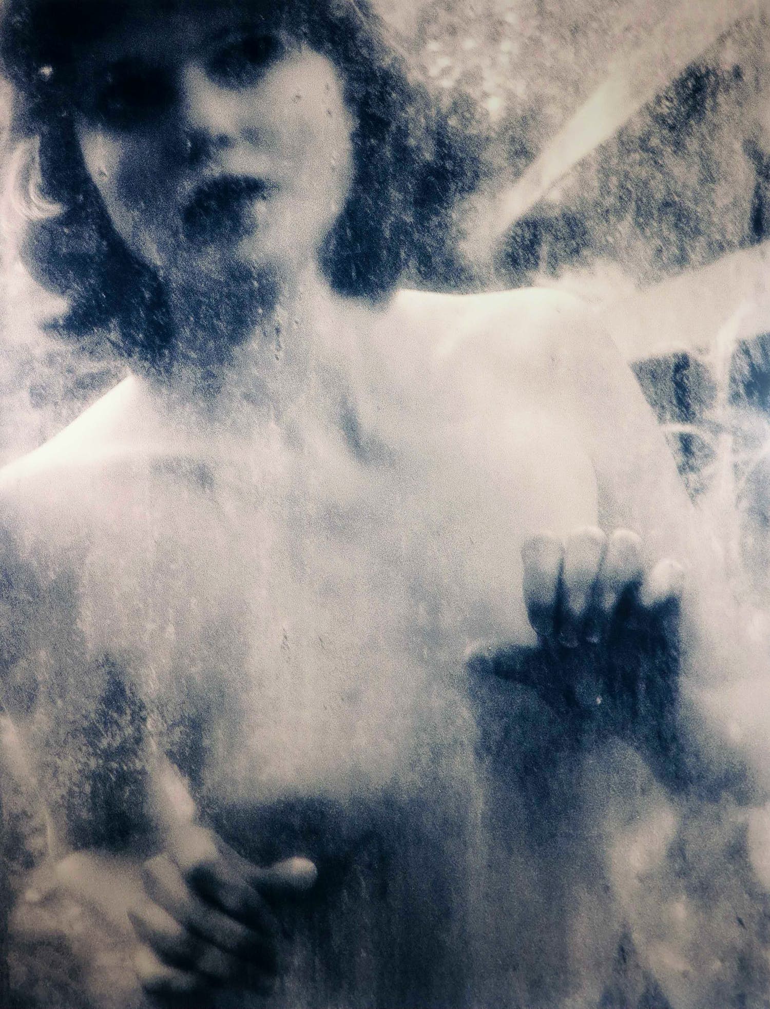 Henri Senders - C-print op alubond, Red band 5.36 P.M. (Zeer groot) verkocht voor € 90!