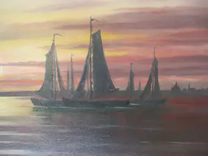 Chris Koelemeijer - (2/4-1915 - 2/10-1973) Maritiem image, ca 1955, Nederland. kopen? Bied vanaf 40!