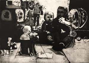 Simon Koene - Kinderkamer met beer verkocht voor € 35!