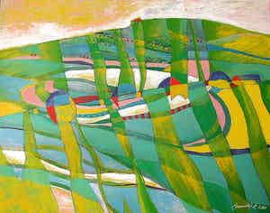 Peter Nieuwendijk - Candidasa (Balinees landschap) verkocht voor € 290!