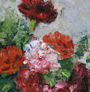 Jacobus Doeser - Olieverf op doek, Bloemstilleven - Ingelijst kopen? Bied vanaf 150!