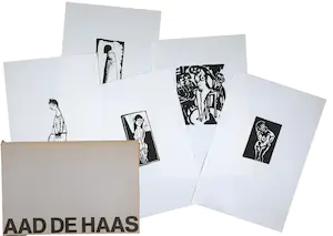 Aad de Haas - Compleet portfolio met 25 linosnedes - Een loflied voor een liefde kaufen? Bieten Sie von 1!