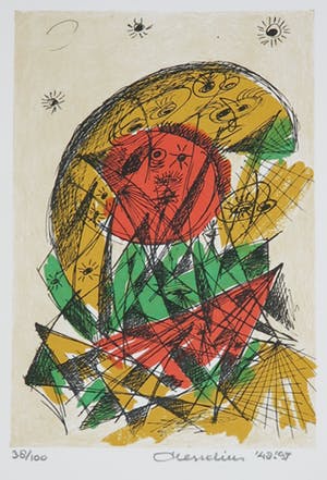 Henk Hesselius - Map met 6 zeefdrukken, Experimenteel Universum kopen? Bied vanaf 120!